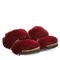 Bearpaw Analia Women's Faux Fur Upper Sandals - 2900W Bearpaw- 624 - Beet - 8