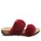 Bearpaw Analia Women's Faux Fur Upper Sandals - 2900W Bearpaw- 624 - Beet - View