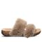 Bearpaw Analia Women's Faux Fur Upper Sandals - 2900W Bearpaw- 214 - Brown - View