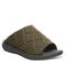 Bearpaw Audrey Women's Quilted Nylon Uppe Sandals - 2902W Bearpaw- 416 - Olive - Profile View