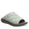 Bearpaw Audrey Women's Quilted Nylon Uppe Sandals - 2902W Bearpaw- 018 - Light Gray - Profile View