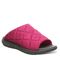 Bearpaw Audrey Women's Quilted Nylon Uppe Sandals - 2902W Bearpaw- 675 - Magenta - Profile View