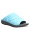 Bearpaw Audrey Women's Quilted Nylon Uppe Sandals - 2902W Bearpaw- 300 - Light Blue - Profile View