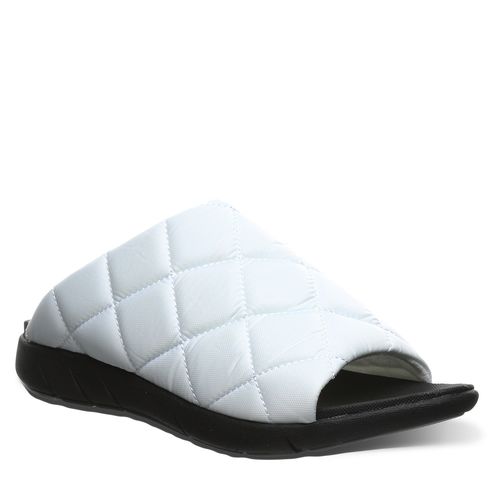 Bearpaw Audrey Women's Quilted Nylon Uppe Sandals - 2902W Bearpaw- 010 - White - Profile View