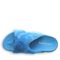 Bearpaw Lauryn Women's Faux Fur Upper Sandals - 2909W Bearpaw- 380 - Blue - View