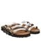 Bearpaw Mercedes Women's Leather Upper Sandals - 2927W Bearpaw- 019 - Silver - 8