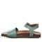 Bearpaw Alma Women's Leather Upper Sandals - 2928W Bearpaw- 346 - Turquoise - Side View