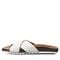 Bearpaw Margarita Women's Leather Upper Sandals - 2929W Bearpaw- 010 - White - Side View