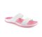 Strive Chia Women\'s Slide Comfort Sandal - White - Angle