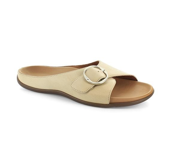 Strive Gavi Women\'s Supportive Slide Sandal - Almond - Angle