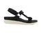 Strive Antigua Women\'s Adjustable Strap Sandal - Black Sparkle - Side