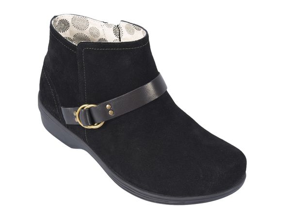 Revitalign Malibu Women's Comfort Boot - Black - Profile