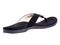 Revitalign Starling Women's Orthotic Flip Flop Sandal - Black - Bottom