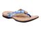 Revitalign Starling Women's Orthotic Flip Flop Sandal - Blue Fog - Pair