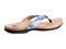 Revitalign Starling Women's Orthotic Flip Flop Sandal - Blue Fog - Bottom