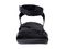 Revitalign Webbed Women's Adjustable Sandal - Black - Top
