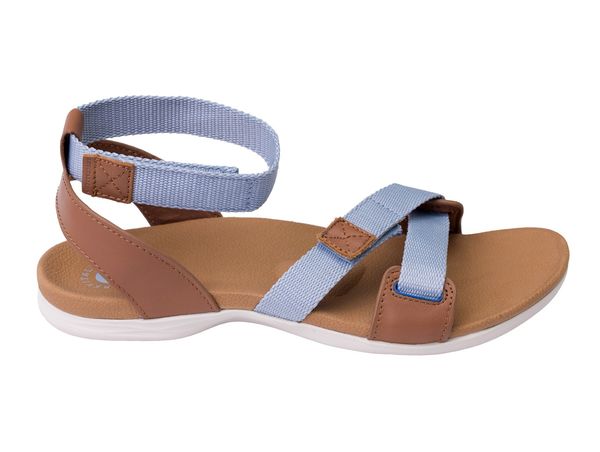 Revitalign Webbed Women's Adjustable Sandal - Blue Fog - Profile