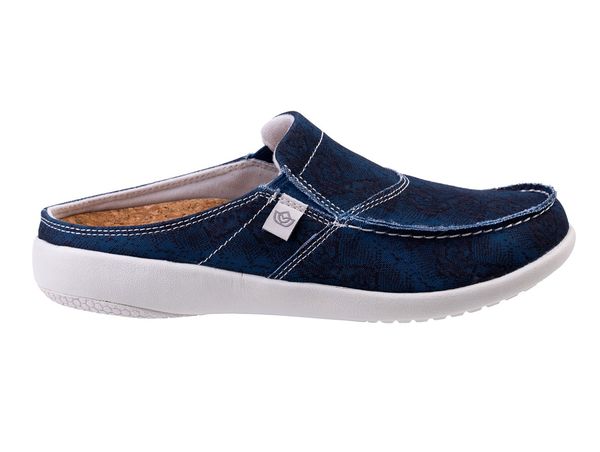 Spenco Siesta Snake Women's Supportive Slide - Bluestone - Profile