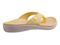 Spenco Yumi Rise Women's Orthotic Flip Flops - Pale Banana - Bottom