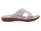 Spenco Kholo Stripe Women's Slip-on Sandal - Desert Tan - Profile
