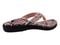 Spenco Yumi Nuevo Snake Women's Orthotic Thong Sandal - Pink - Bottom