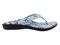 Spenco Yumi Nuevo Snake Women's Orthotic Thong Sandal - Light Blue - Profile
