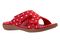 Spenco Kholo Polka Dot Women's Orthotic Slide Sandal - Red - Pair