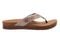 Spenco Laguna Stud Women's Orthotic Suede Sandal - Fossil - Profile