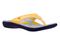 Spenco Yumi Blume Women's Orthotic Thong Sandal - Yellow - Pair