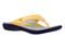 Spenco Yumi Blume Women's Orthotic Thong Sandal - Yellow - Pair