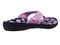 Spenco Yumi Blume Women's Orthotic Thong Sandal - Purple - Bottom