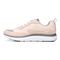 Vionic Ayse - Women's Lace-up Athletic Sneakers with Arch Support - Pale Blush Mesh Left Side