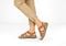 Orthofeet Amalfi Heel Strap Women's Sandal - Camel - Lifestyle View - 2