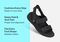 Orthofeet Calypso Hands-Free Supportive Sandal - Black - Comfort Benefits - 2