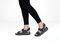 Orthofeet Calypso Hands-Free Supportive Sandal - Blue/black - Lifestyle View - 8