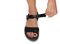OrthoFeet Camille 2" Heel Sandal Women's Sandals Heels Heel Strap - Black - 4