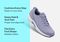 Orthofeet Coral Stretch Arch-Support Women's Sneakers - Lavender - Comfort Benefits - 3
