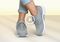 OrthoFeet Coral Stretch Knit Women's Sneakers Stretch - Gray - 18