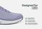 Orthofeet Coral Stretch Arch-Support Women's Sneakers - Lavender - Feature Detail - 5