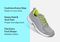 Orthofeet Coral Stretch Arch-Support Women's Sneakers - Gray - Comfort Benefits - 3