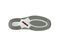 Orthofeet Coral Stretch Arch-Support Women's Sneakers - Gray - Sole View - 7