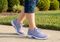 Orthofeet Coral Stretch Arch-Support Women's Sneakers - Lavender - Lifestyle View - 8