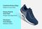 Orthofeet Edgewater Stretch Supportive Arch-Relief Men's Sneakers - Blue - Comfort Benefits - 3