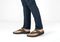 Orthofeet Eldorado Supportive Adjustable Comfort Men's Sandals - Brown - Lifestyle View - 2