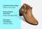 Orthofeet Emma Supportive Comfort Women's Boots - Chestnut Brown - Comfort Benefits - 3