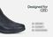 Orthofeet Emma Supportive Comfort Women's Boots - Black - Feature Detail - 5