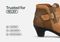 Orthofeet Emma Supportive Comfort Women's Boots - Chestnut Brown - Feature Detail - 4