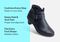 Orthofeet Emma Supportive Comfort Women's Boots - Black - Comfort Benefits - 3
