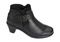 OrthoFeet Emma Women's Boots Heels - Black - 1