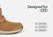 Orthofeet Florence Waterproof Cushioned Support Women's Boots - Camel - Feature Detail - 5